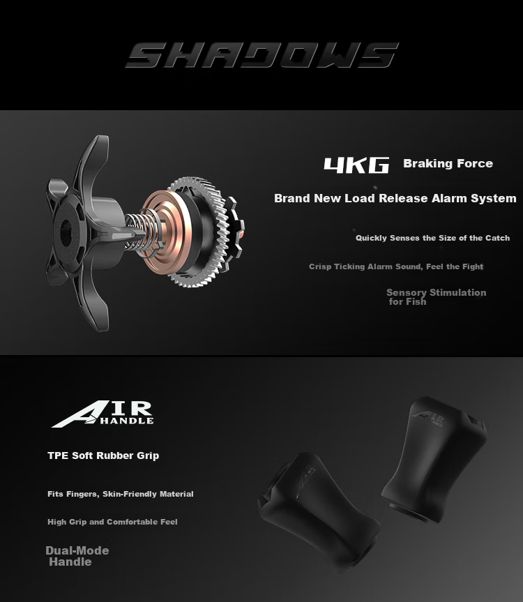 HISTAR Emerald Shadow Carbon Fiber Spinning Reel Lightweight Fishing Reel for Long Casting Lure Fishing 12
