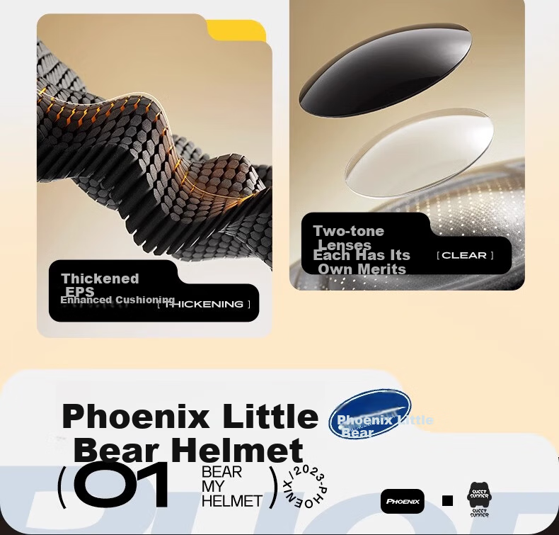 Phoenix Basic TK02 New National Standard 3C Certified Electric Vehicle Helmet Ice Crystal Blue Unisex Summer Motorcycle Scooter Half Helmet Riding Safety Cap One Size 4