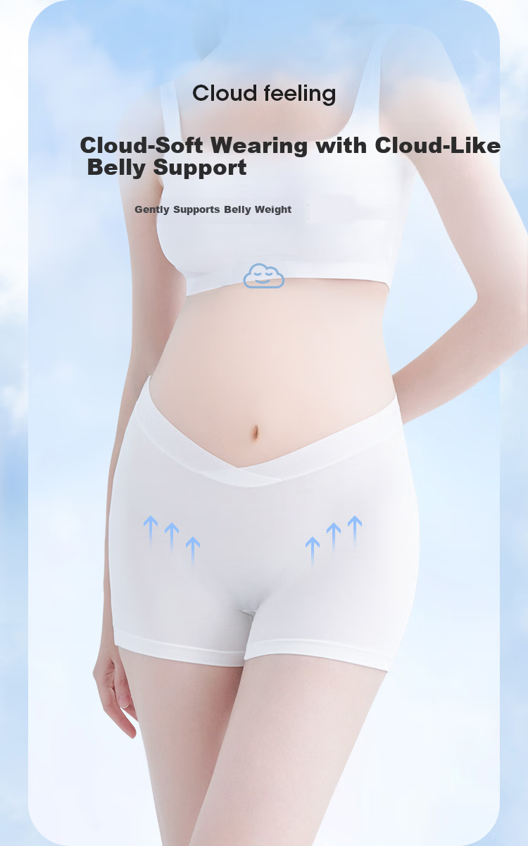 JOYNCLEON Maternity Safety Shorts Summer Thin Outerwear Leggings Pregnancy Anti-Exposure Shorts Black L jyk22417 7