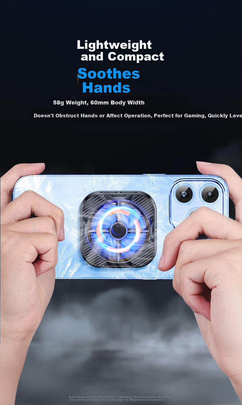 KOVOL [300,000mAh Dual-Use Model] Magnetic Phone Cooling Pad for Live Streaming, Temperature Control Device, Semiconductor Cooling Back Clip for Apple IPhone 17 Gaming 8