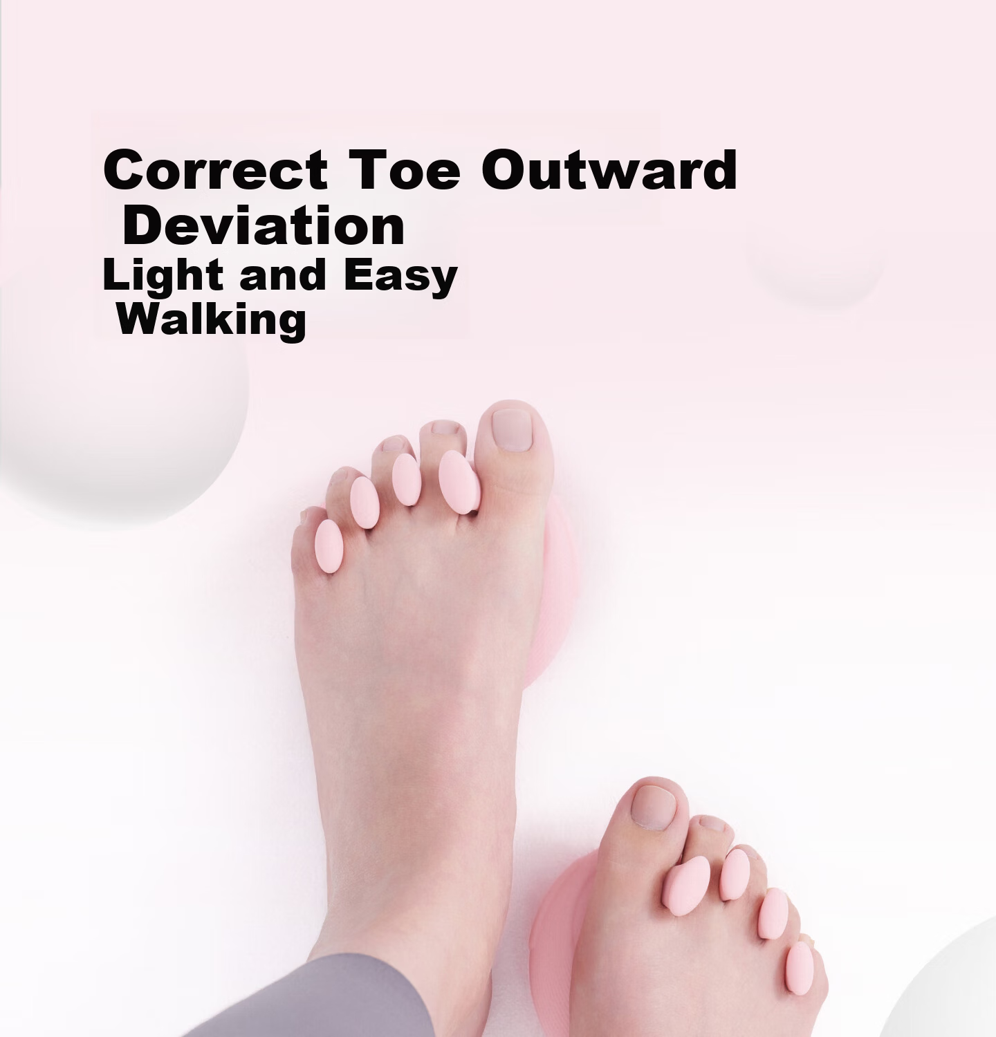 Keep Arch Trainer Leg Slimming Foot Exercise Flat Foot Correction Toe Valgus Aid Sakura Pink 11