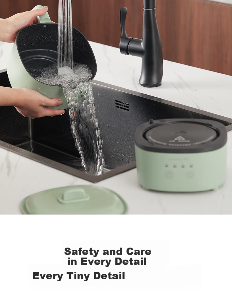ROYALTY LINE Portable Electric Cooking Pot 2.2L Foldable Travel Pot 800W Detachable Dormitory Pot for 1-2 People Electric Hot Pot Smart Temperature Control Multifunctional Cooker 15