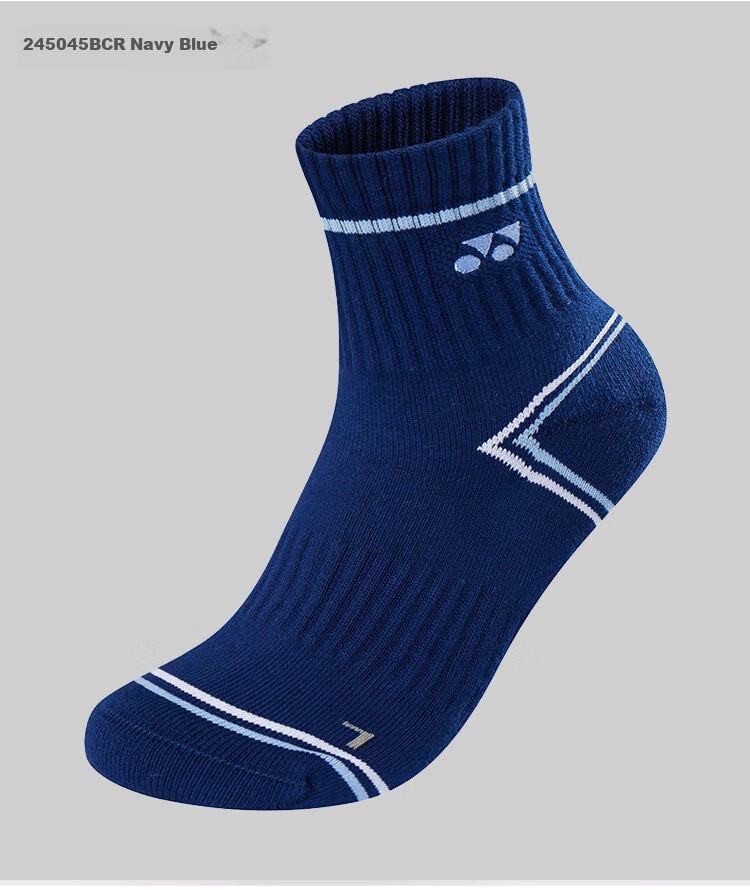 Yonex Badminton Socks Sweat-Absorbing Breathable Youth Professional Sports Socks 3450425BCR White Triple Pack 29