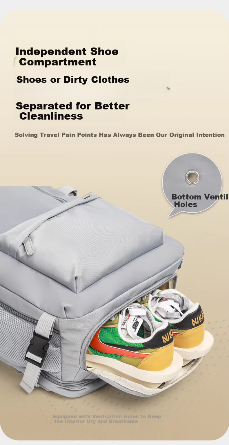 Warrior Large Capacity Travel Bag Men's Luggage Short Trip Business Commuter 180-Degree Opening Multifunctional Sports Bag 11