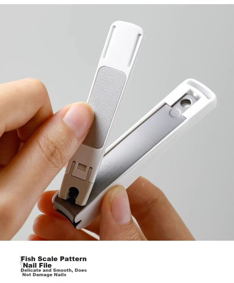 KAI Japan Imported Stainless Steel Nail Clippers Anti-Chip Splash Medium Small Size 119 3