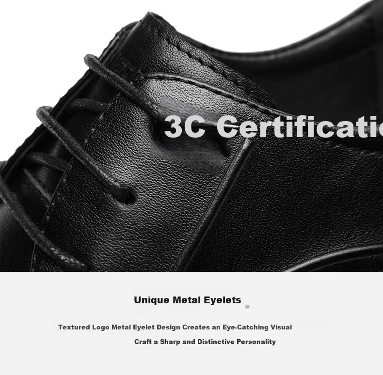 HLA Men's First Layer Cowhide Leather Dress Shoes British Business Casual T332 Black 39 9