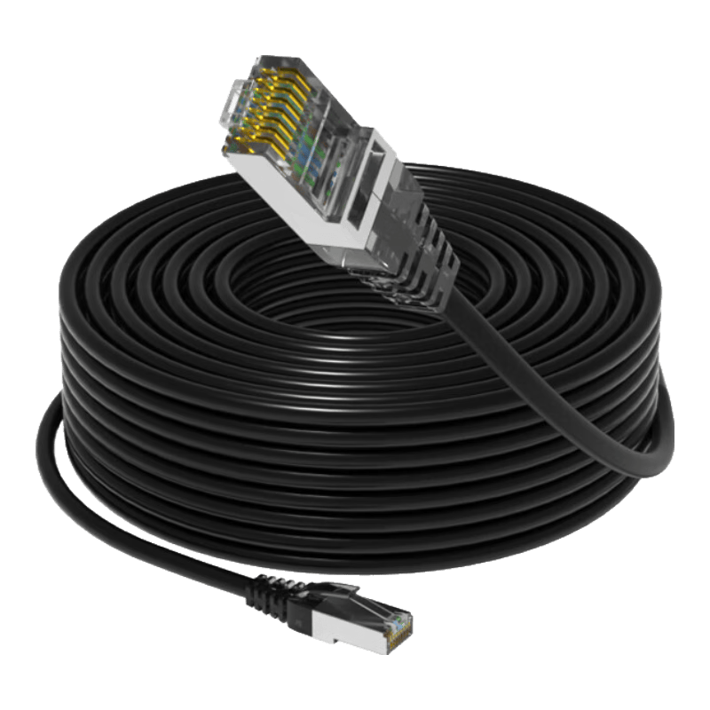 AIENKIS Cat6 Ethernet Cable, 20 Meters, Gigabit High-Speed Network Broadband Cable, Category 6 for Engineering And Home Use, Computer Router, 2.5G Surveillance, CAT6 Patch Cord with Double Connectors, AK-SN
