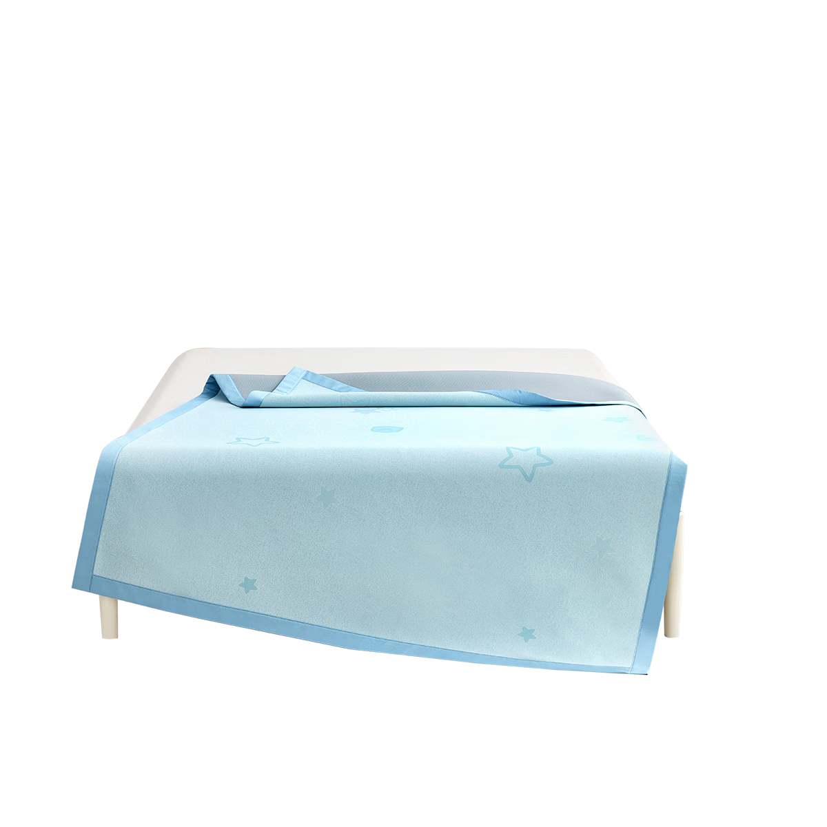Luolaikids Class A Anti-Mite Ice Silk Mat, Double Cooling Mat, Fitted Sheet Set of Three Pieces for 1.5m Bed, 150*200*30cm [Washable]