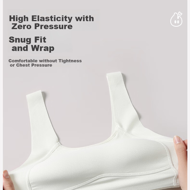 COCO SMART Girls' Developmental Underwear Teen Bra for Ages 12-16 Youth Sports Tank Top for Middle and High School Students 16