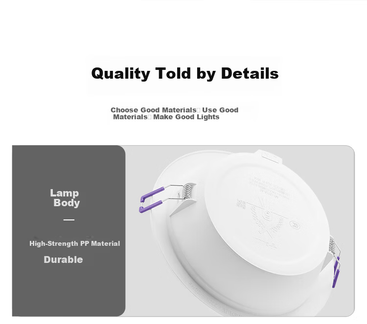BULL TL04 Embedded Downlight MT-L011A-AS Ultra-thin 11W 5-inch White Light 6500K Opening 110-125mm 13