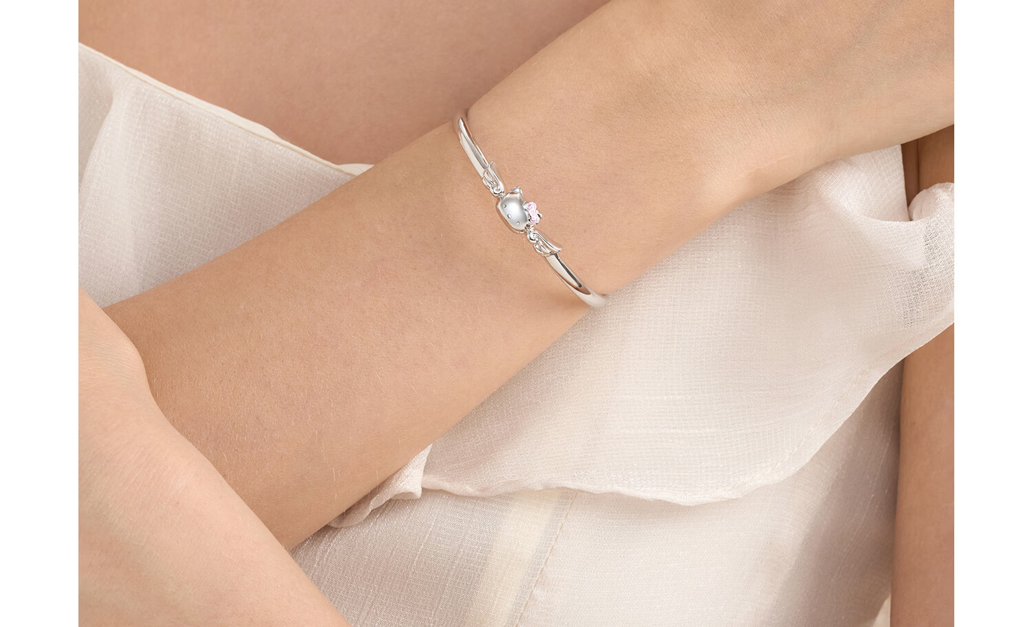 ChaoSeHui Sanrio Hello Kitty Bracelet for Girls Children's Bangle Birthday Gift for Girlfriend Qixi Festival 6155 12