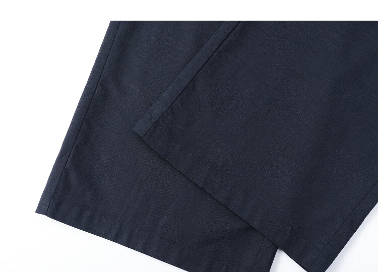 Demana [with Flax Cloud Oxygen Cotton] Summer Lightweight Breathable Straight-Leg Cropped Pants Slim Fit Petite Casual Pants for Women Premium 14