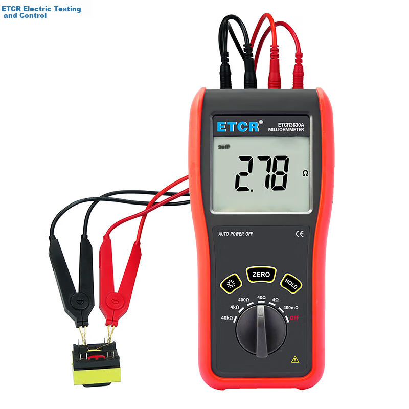 Irith ETCR3630A DC Low Resistance Tester Digital Milliohm Meter Contact Resistance Detector High Precision