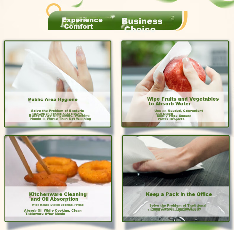 Mind Act Upon Mind Commercial Hand Towel Paper, 200 Sheets * 20 Packs, Virgin Wood Pulp, for Hotels And Public Restrooms, CS020 6