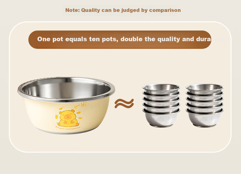 Bayco Stainless Steel Food Grade Mixing Bowl BX27750 10