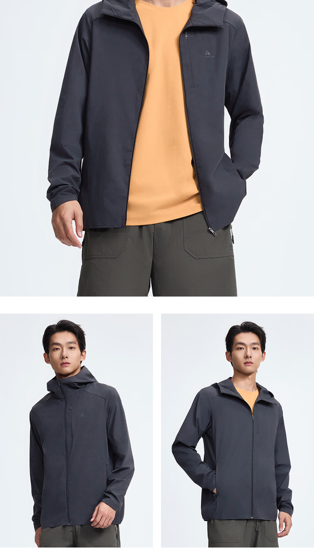 Toread Ice Vein Men's Quick-Dry Breathable Cooling UV Protection Loose Lightweight Outdoor Hiking Fishing Jacket Summer 19
