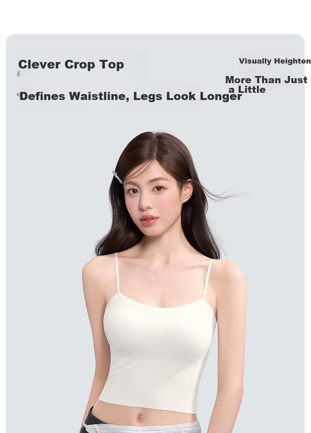 SecretWorld [Zhao Jinmai's Choice] Women's Camisole Tank Top with Built-In Bra Pads, Spring And Summer Undershirt, Inner Or Outer Wear, Beautiful Back Design, One-Piece Bra 20