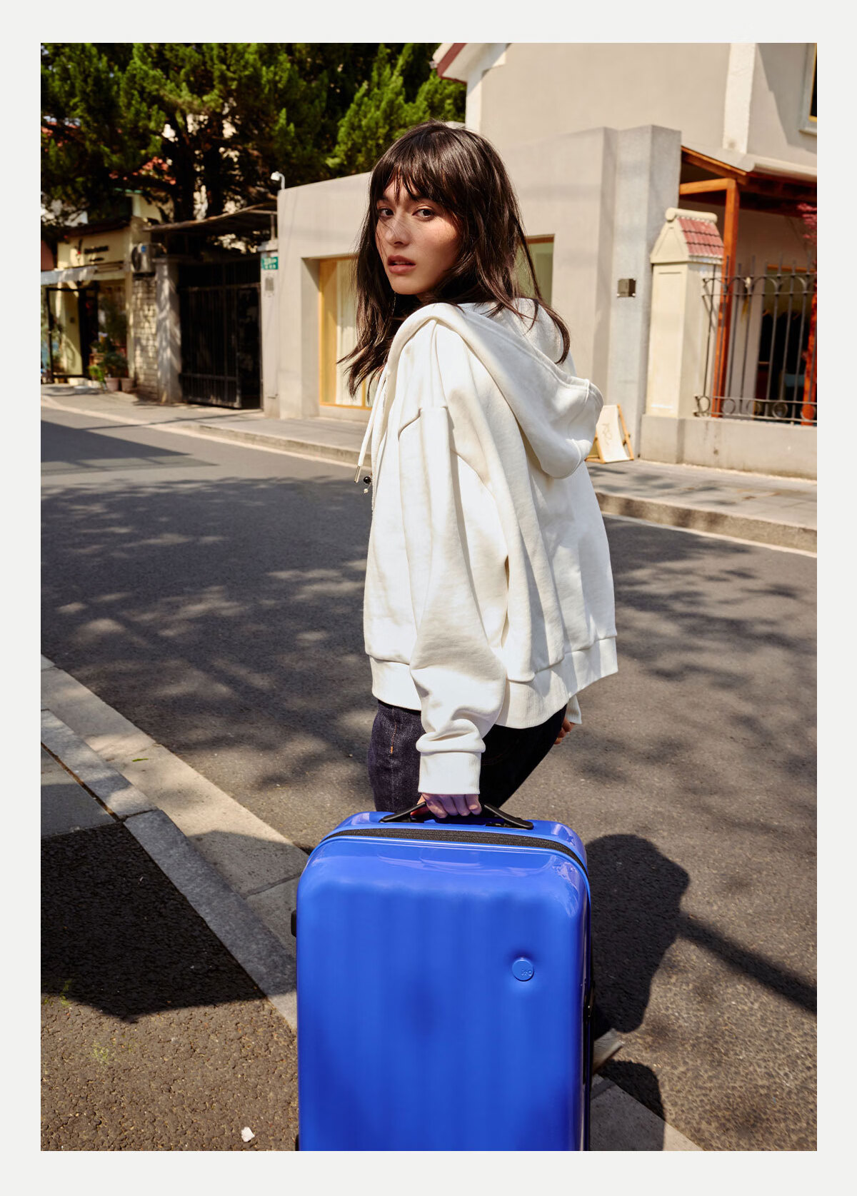 ITO "New Product" CLASSIC WAVE, Blue And Green, 20-Inch Carry-On Luggage, Suitcase with Wheels, Self-Operated Travel Case 6