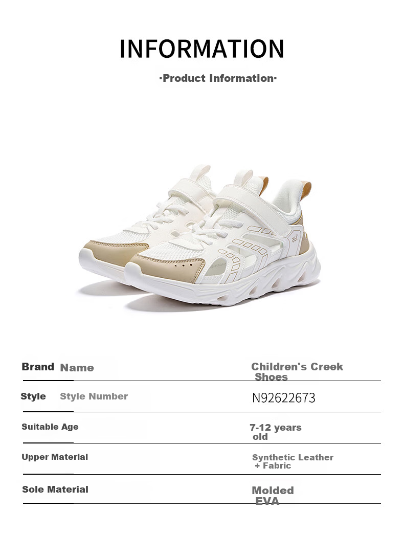 361° Kids Sports Shoes Summer 26 Boys and Girls Soft Cushioned Breathable Outdoor Creek Sandals Blue Size 38 13
