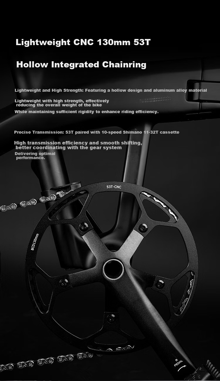 JD Jingzao F10 Ultra-Light Carbon Fiber Folding Bike Shimano 10-Speed 20-Inch Folding Bicycle for Adults and Students 9