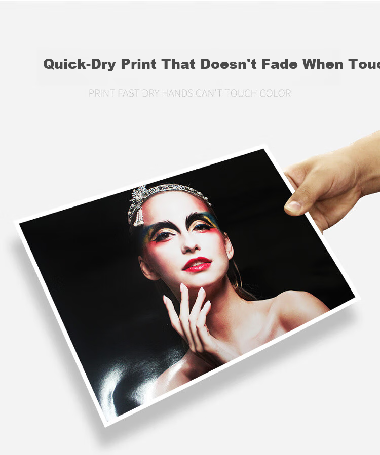 Elifo 5-Inch Photo Paper 3R High Gloss Inkjet Printing Paper 200g 100 Sheets 9