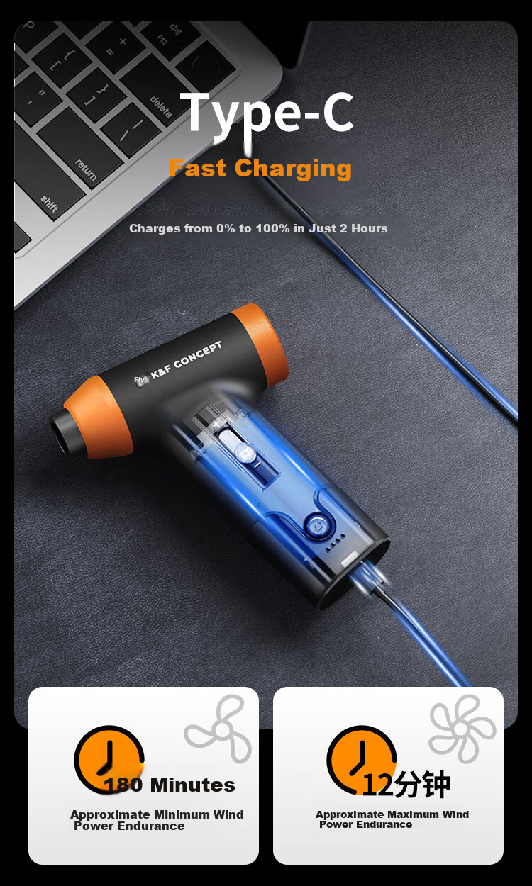 Zhuoer Electric Air Blower, Compact And Portable, for DSLR Camera Lens Cleaning, Powerful Dust Removal for Computer Keyboard And Laptop, Powerful Air Blower Dust Cleaning Tool 6