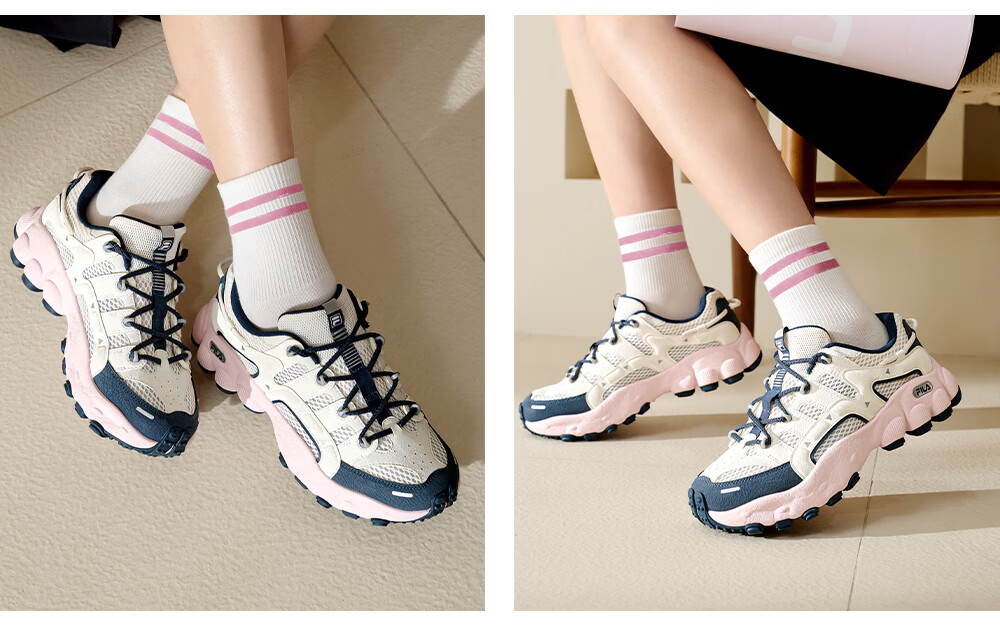 FILA Official Women's PILA Dad Sneakers 2026 Summer New Retro Casual Sports Shoes 15