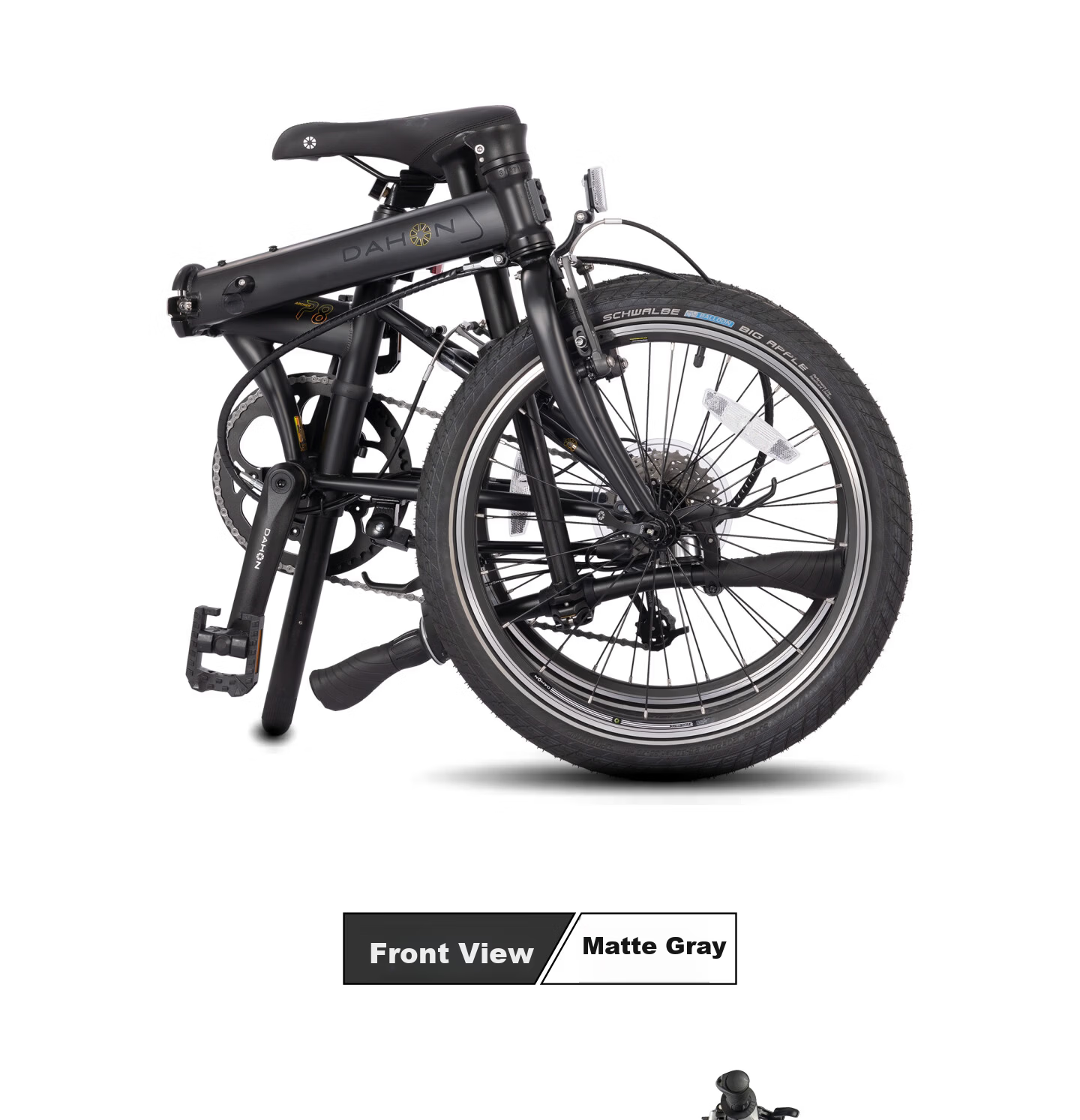 DAHON Folding Bike 20-inch 8-Speed Classic P8 KBC083 Black Classic Edition - Jingcang 12
