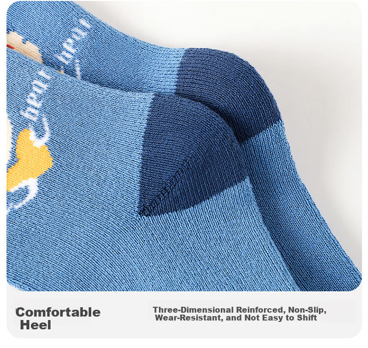 MiiOW Kids Boys Autumn Winter Thickened Fleece Lined Terry Cotton Warm Mid-Calf Socks for School Children 12