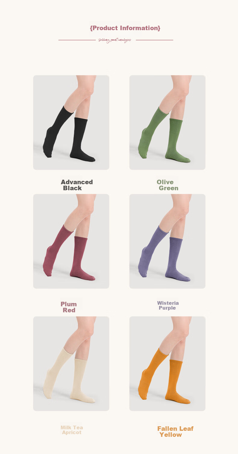 Zhiyouban Adult Dance Socks Unisex Modern Dance Socks Classical Dance Practice Mid-Calf Cotton Socks Ballet Dance Socks 3