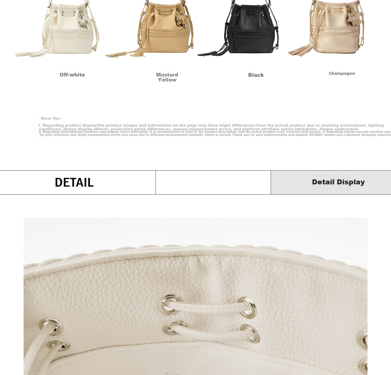 ECODAY Casual Bucket Backpack Small Bag Commuter Travel Fashion Shoulder Crossbody Bag for Women Birthday Valentine's Day Gift 4