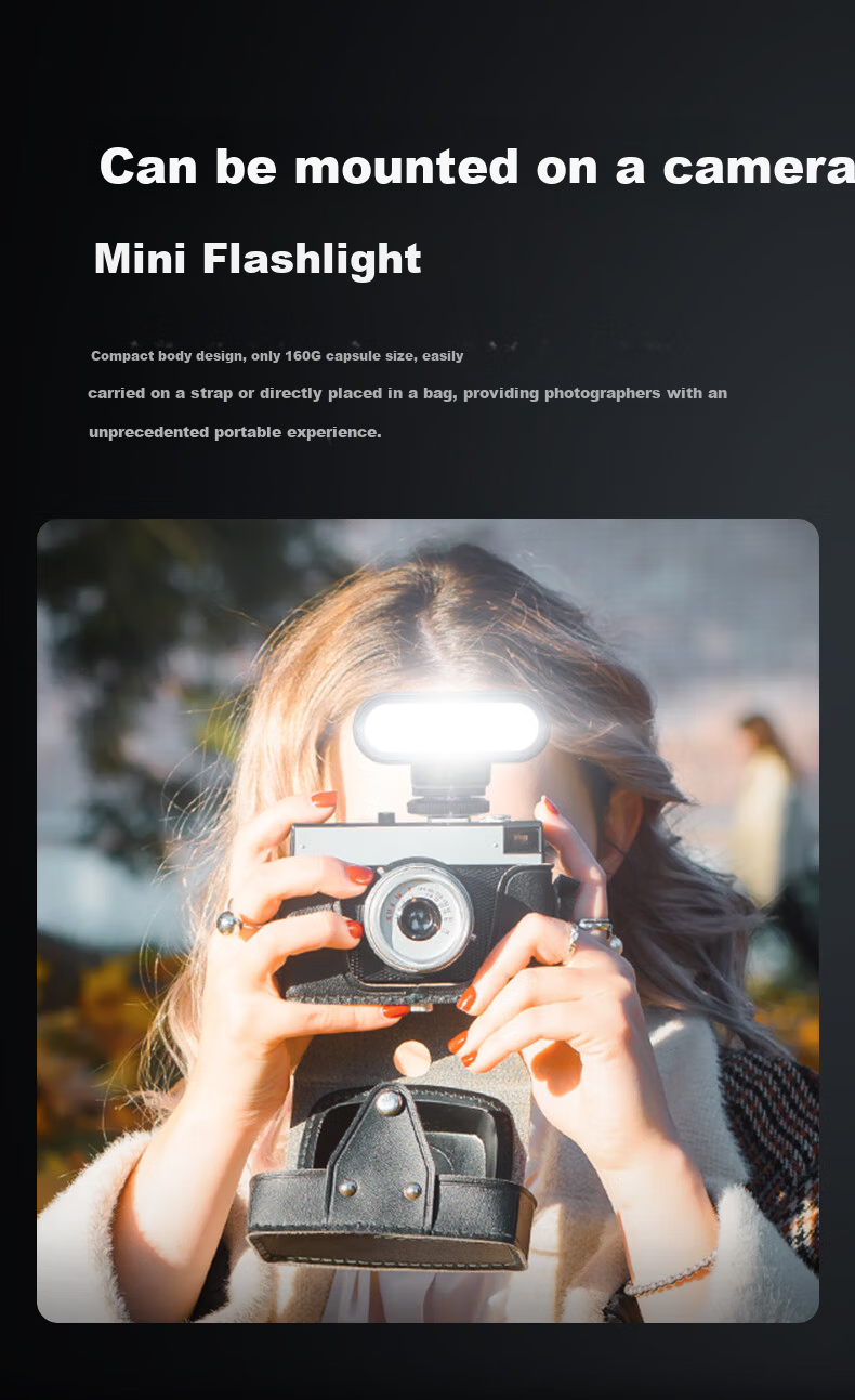 NEEWER Vintage Portable On-Camera Flash Hot Shoe Light for Sony Fuji Nikon Panasonic Leica Olympus Canon DSLR Mirrorless Cameras 2