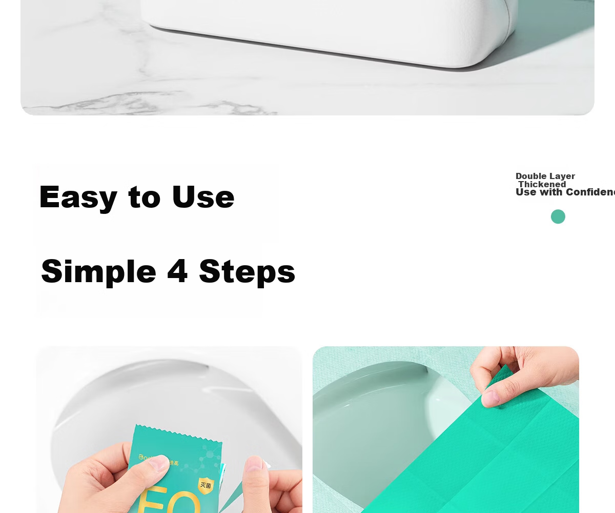 Buddygo Disposable Toilet Seat Covers Sterilized Extra Large Thickened Individually Packaged Double Layer Toilet Seat Cushions Hotel Supplies 10 Pieces 15