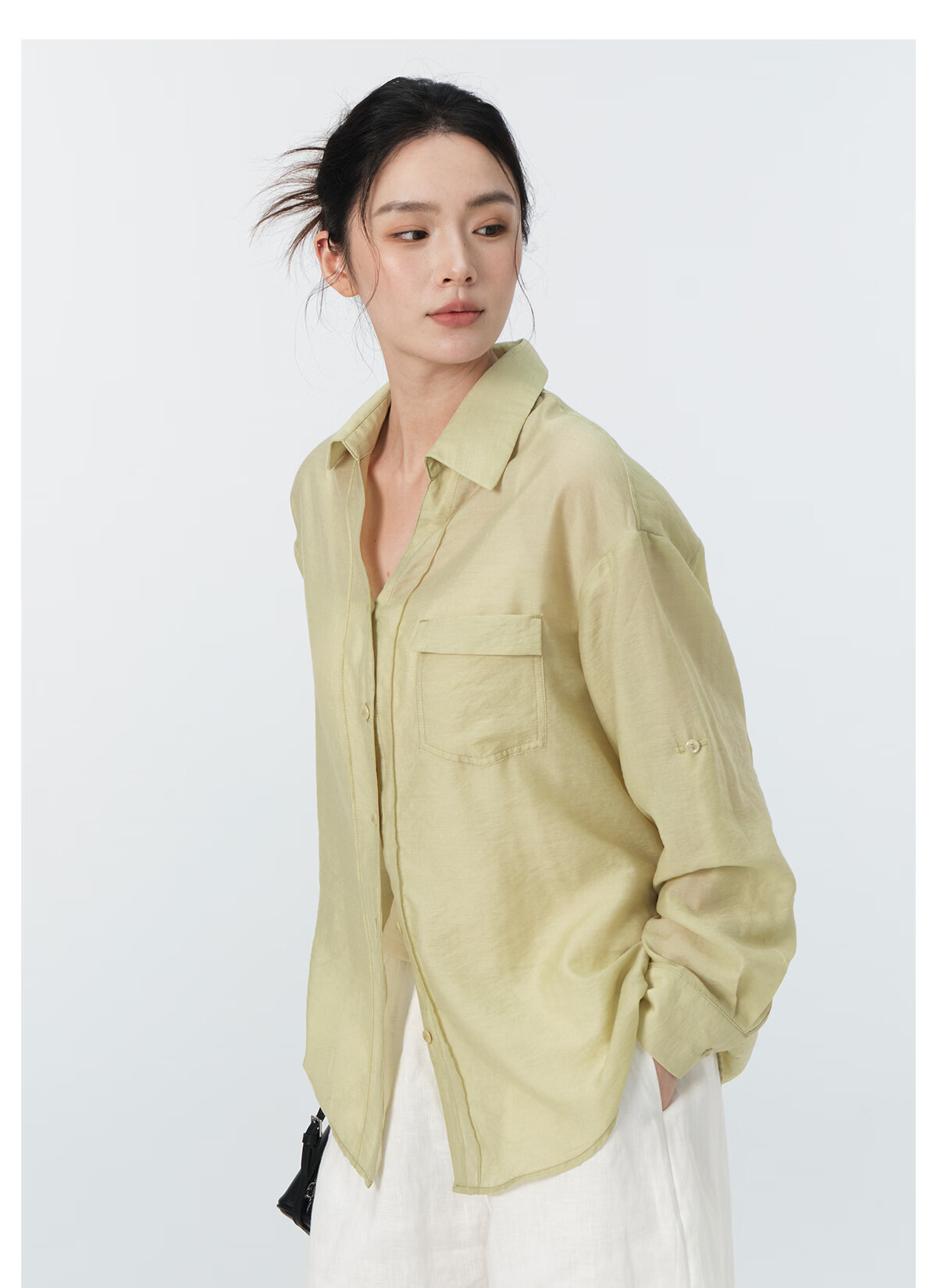 RA&RN RARN/Love Like You Lightweight Lapel Lyocell Shirt 30