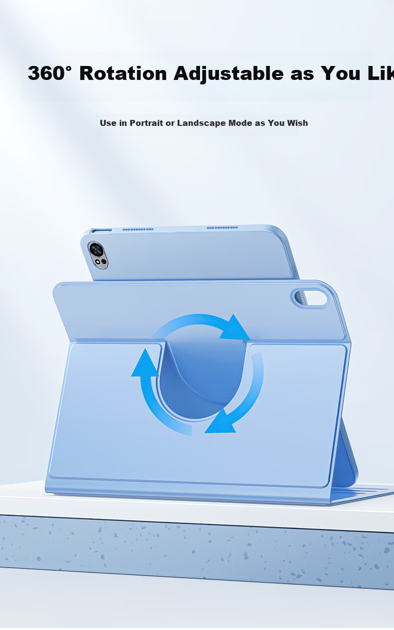 Pisen Huawei MatePad 11.5/11.5s Case 26/25/24 Models 360° Rotatable Horizontal and Vertical Lightweight Soft Blue Cover 2