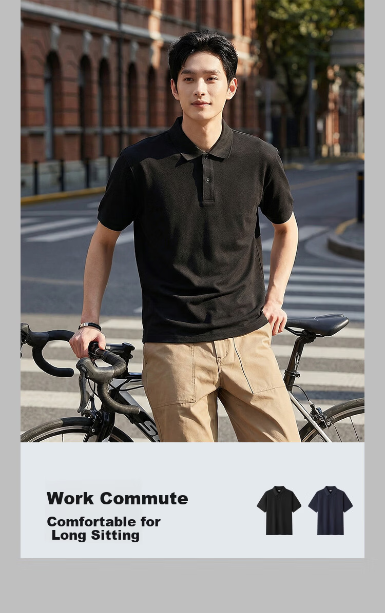 Semir Men's Polo Shirt Moisture-Wicking Quick-Dry Cooling T-Shirt Commuter Short Sleeve Summer 109326115101 11