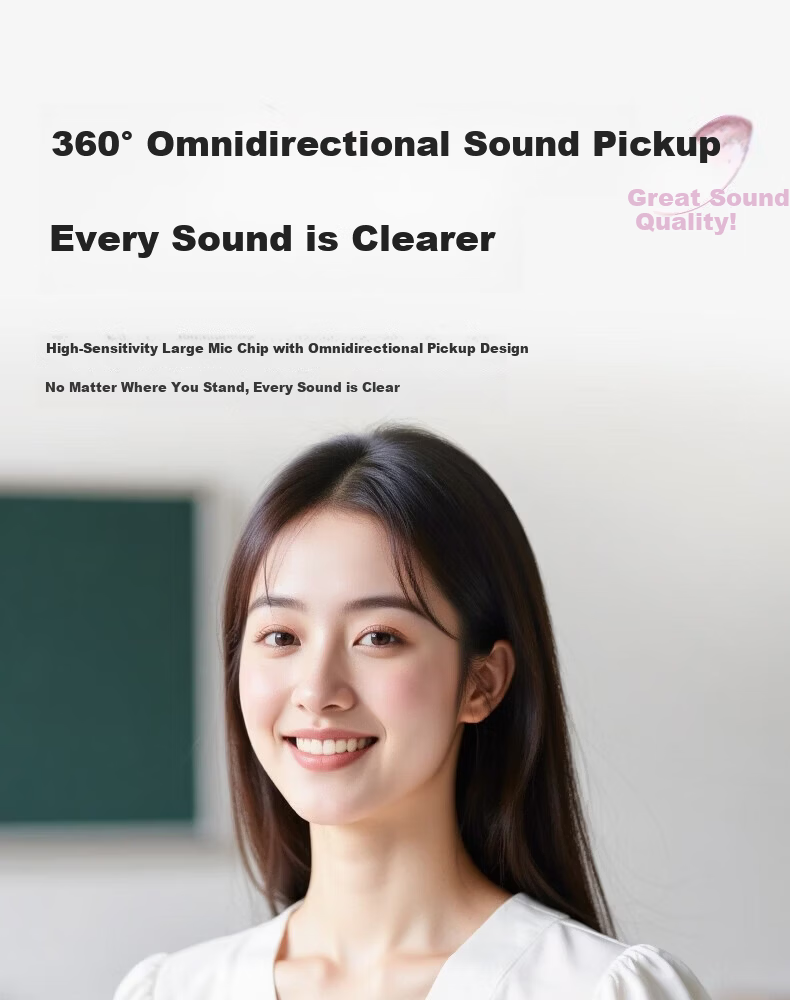 Good Shepherd A7 Little Bee Amplifier Teacher Teaching Anti-Howling Wireless Lavalier Microphone Tour Guide Outdoor Portable Bluetooth Speaker Loud Volume Amplifier 8