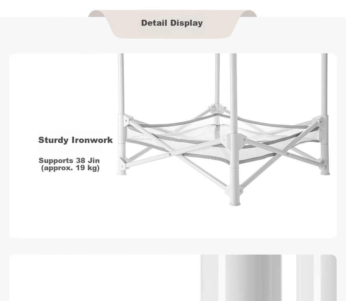Lazy Corner Foldable Drying Rack Floor Clothes Rack Balcony Telescopic Double Rod Clothes Hanger Quilt Drying Rack Indoor Outdoor Clothes Drying Rack 11