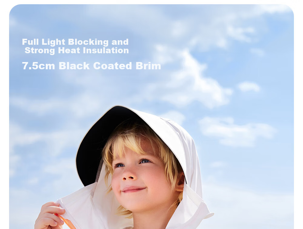 Betis Kids Sunscreen Jacket 3-4 Years Summer Coat Cape Boys Girls Cooling Breathable Sun Protection Hooded Jacket 14