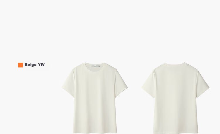 HLA Hailan Home Women's Soft Breathable Textured Short Sleeve T-Shirt 7