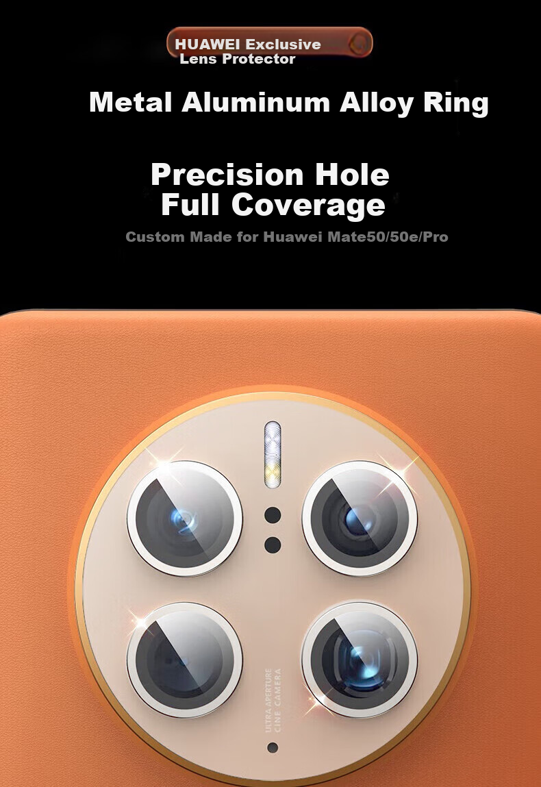 ESCASE Huawei Pura80Pro Lens Protector P80Pro+ Rear Camera Lens Protective Film Full Coverage HD Drop-resistant Scratch-resistant Independent Eagle Eye Green 1