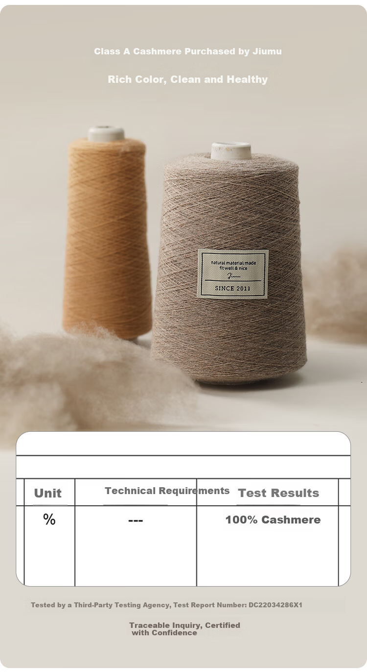 JIUMU Pure Wool Scarf for Men Autumn Winter Warm Neck Warmer Gift Box for Father's Day Birthday 4