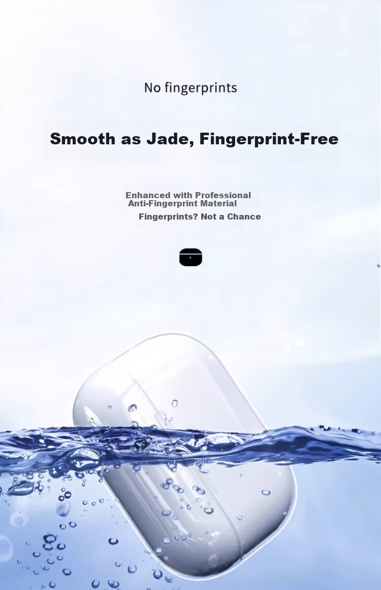 HotFire AirPods Pro 3rd Generation Protective Case Silicone Transparent Full-Cover Shockproof Dustproof Soft Cover for Apple Bluetooth Earphones 14