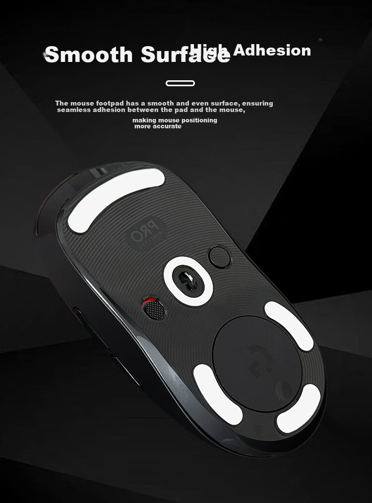 Huoxi Gpw1 Mouse Anti-Slip Sticker, Gpw4 Zhuque Anti-Slip Sticker, Dog Shit King First And Fourth Generation Stickers, Sweat-Absorbing Anti-Slip Anti-Scratch Gaming Mouse Sticker, Black Gengui Full Coverage 3