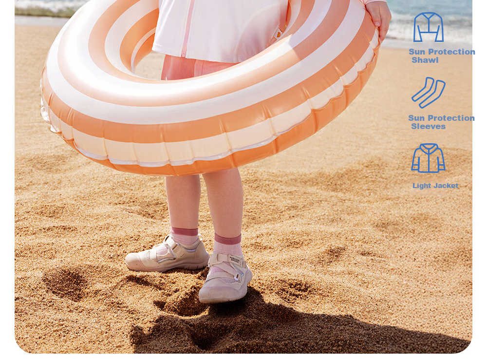 Betis Kids Sunscreen Jacket 3-4 Years Summer Coat Cape Boys Girls Cooling Breathable Sun Protection Hooded Jacket 33