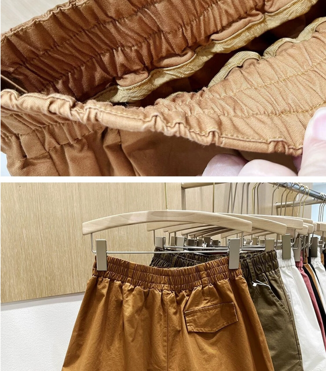 Langsha Women's Pure Cotton Summer Shorts 2026 New Loose Slimming Wide-Leg High-Waist A-Line Casual Versatile Hot Pants 17