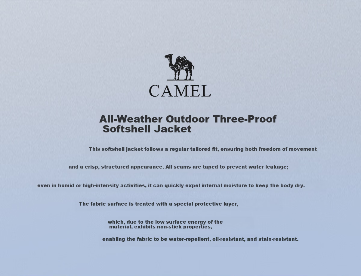 CAMEL King Kaijia ICON Outdoor Fleece 3-in-1 Professional Storm-Level Waterproof Hard Shell Jacket B348 8