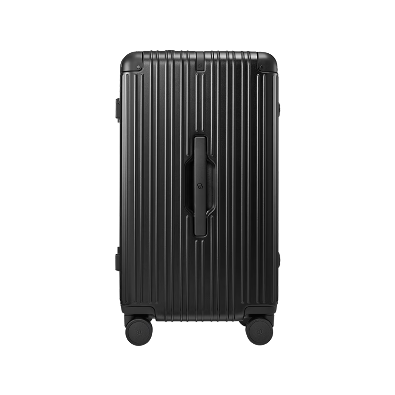 90 Points 26-Inch Aluminum Frame MAX Luggage 2026 New Travel Suitcase Trolley Large Capacity Password Lock Obsidian Black