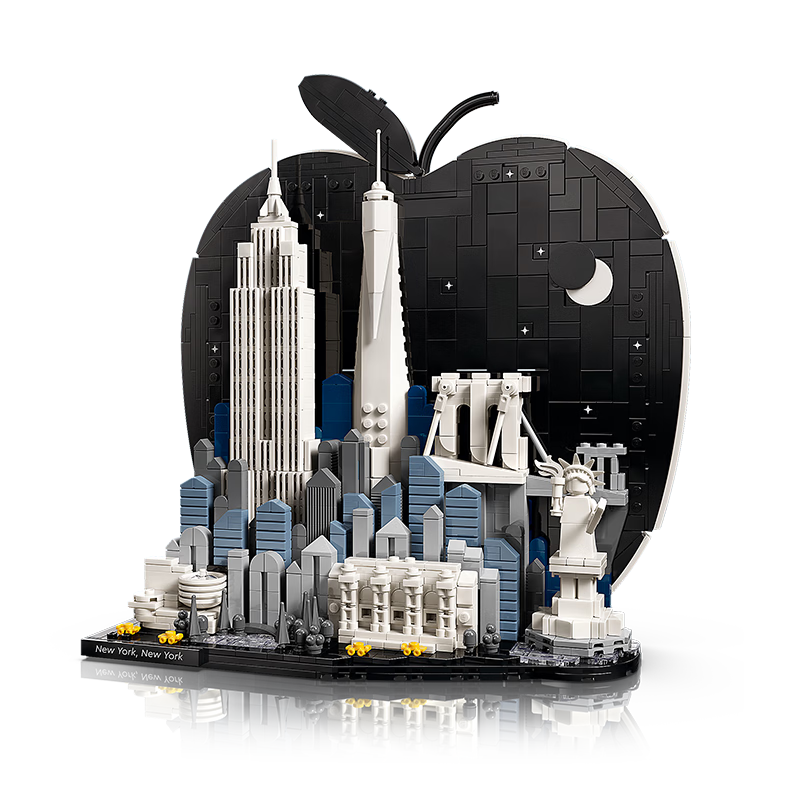 LEGO Building Series 21066 New York City – The Big Apple Boys and Girls Toy Birthday Gift Home Decoration