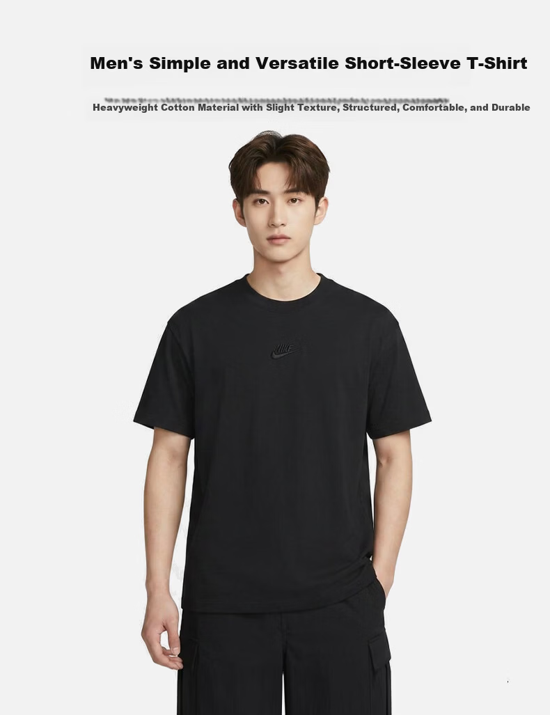 Nike Men's Short Sleeve T-Shirt Outdoor Sports Casual Crew Neck IH1122-328 Green L 1